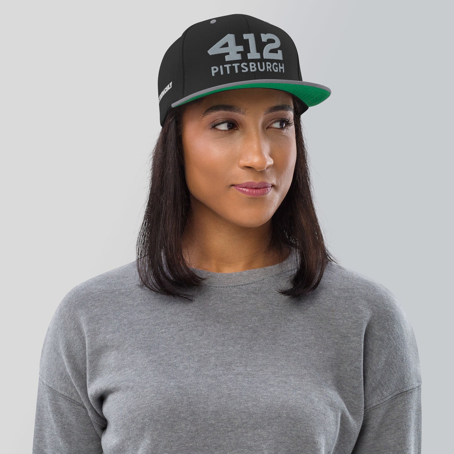 Snapback Hat - 412 Pittsburgh