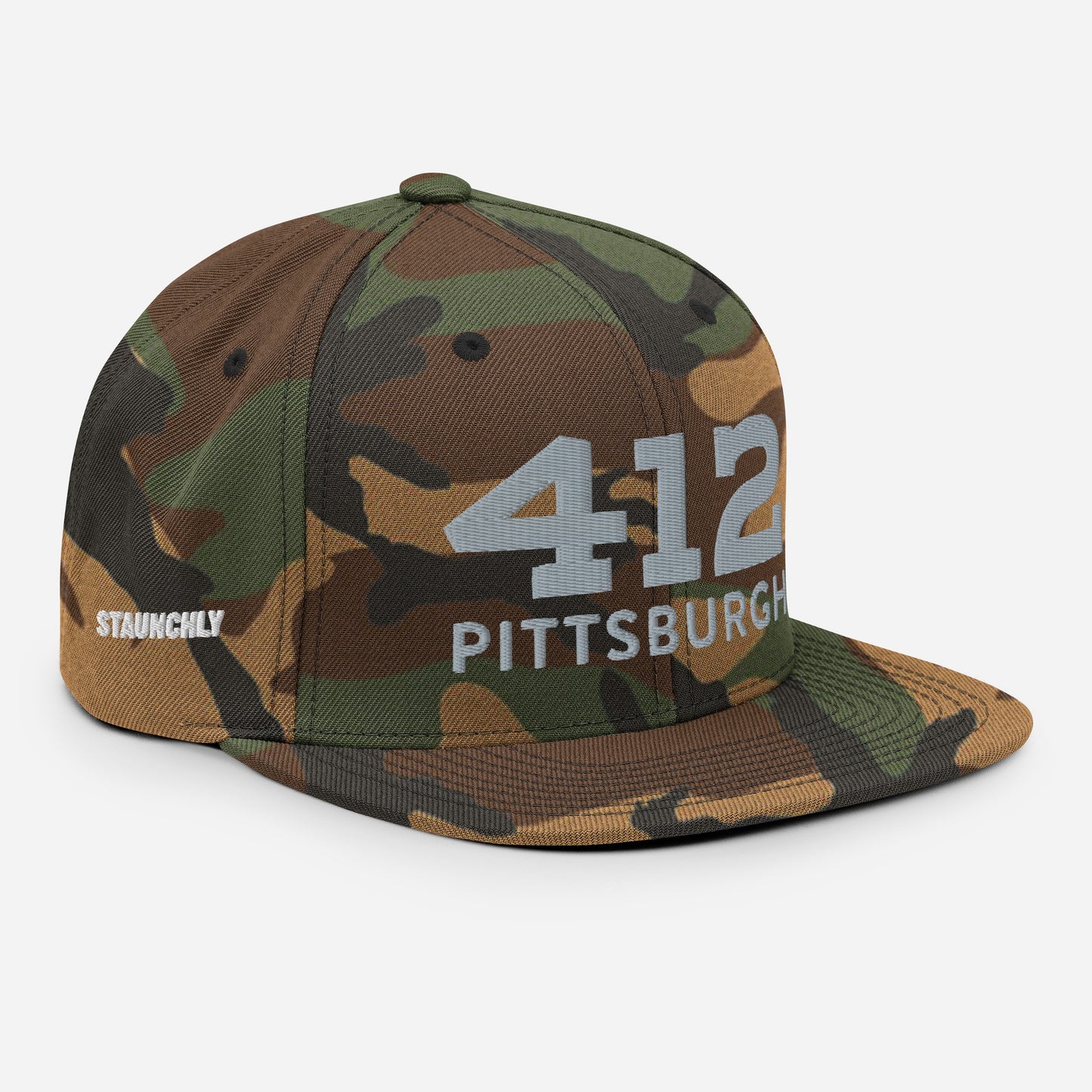 Snapback Hat - 412 Pittsburgh