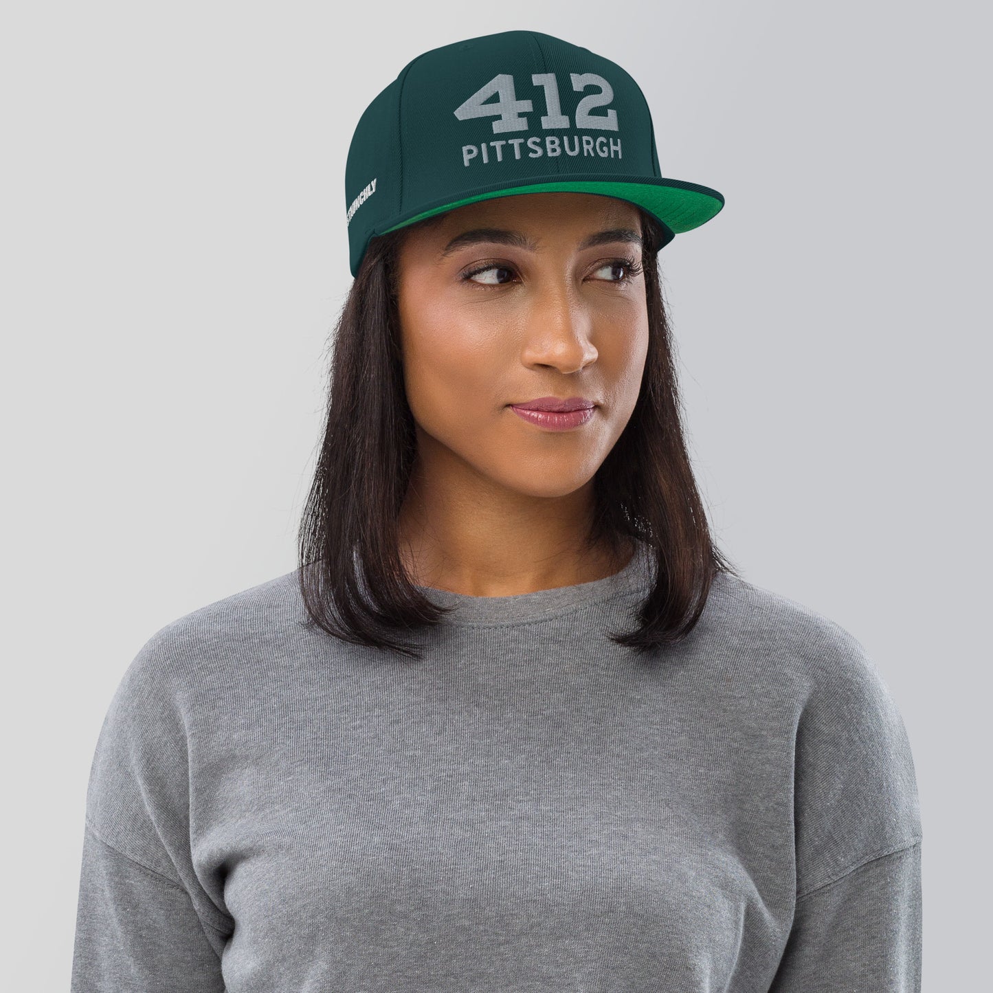 Snapback Hat - 412 Pittsburgh